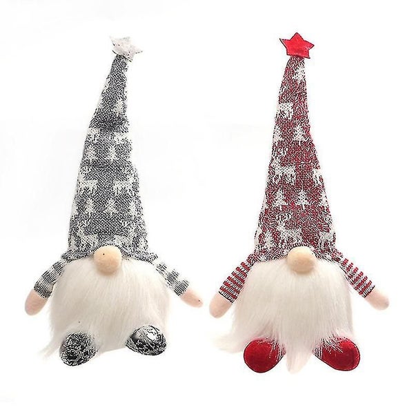 Lighted Tomte Gnomes Christmas Ornaments handmade Swedish Santa Gnomes Carousel 1