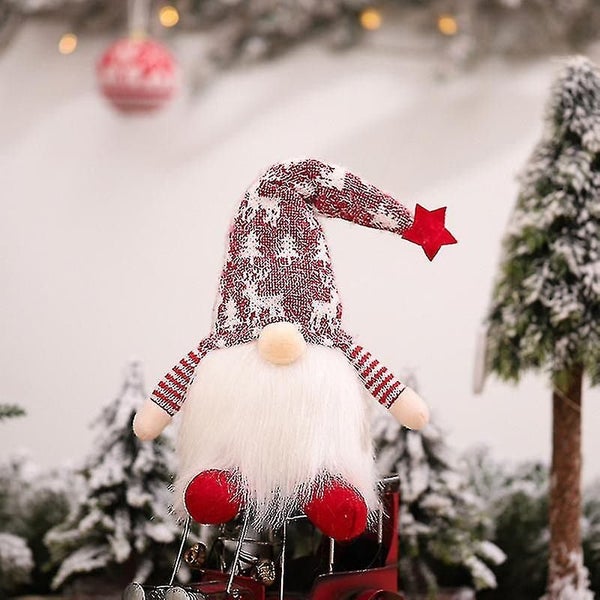 Lighted Tomte Gnomes Christmas Ornaments handmade Swedish Santa Gnomes Carousel 2