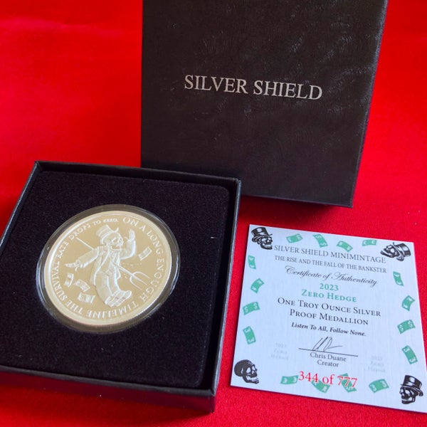 Zero Hedge - Mini Mintage Golden State Mint- 1oz .999 Silver Bullion Carousel 3