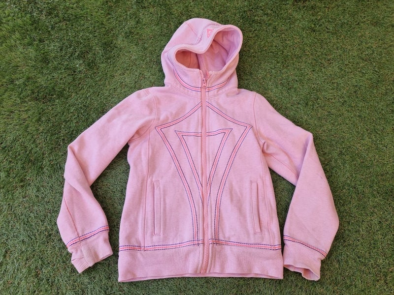 IVIVVA Athletics/ Lululemon Full Zip Up Hoodie Jacket Girls 8 - Very Good Carousel 1