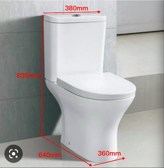 Toilet Suite - Two Piece 2008 S-Pan Rimless Flushing - Lennox bathroom - Special Carousel 3