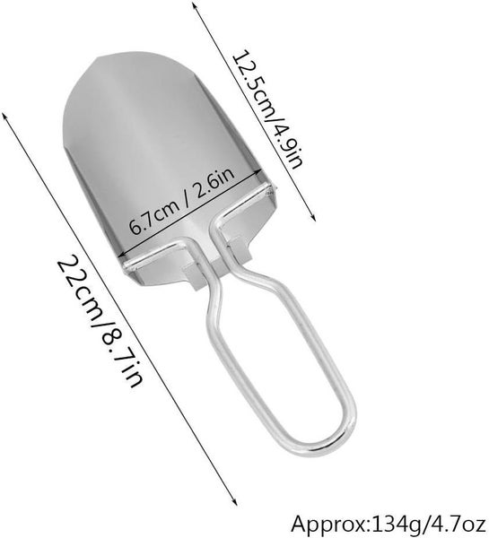 Camping trowel, Compact Stainless Steel Camping Shovel Carousel 3