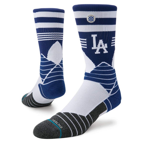 Stance DODGERS Dmnd Pro Crew 1 Pair Socks KIDS Large Youth 2-5.5 Carousel 1