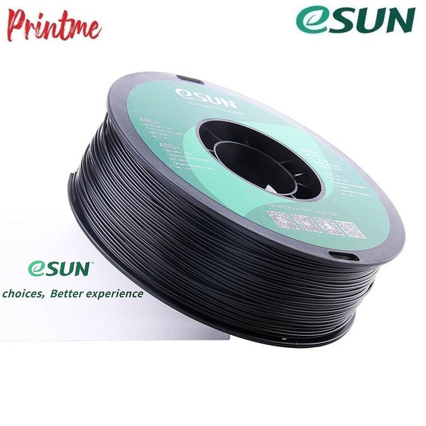 eSUN ABS+ BLACK 1.75mm 3D PRINTER FILAMENT 1kg/2.2lbs Carousel 2