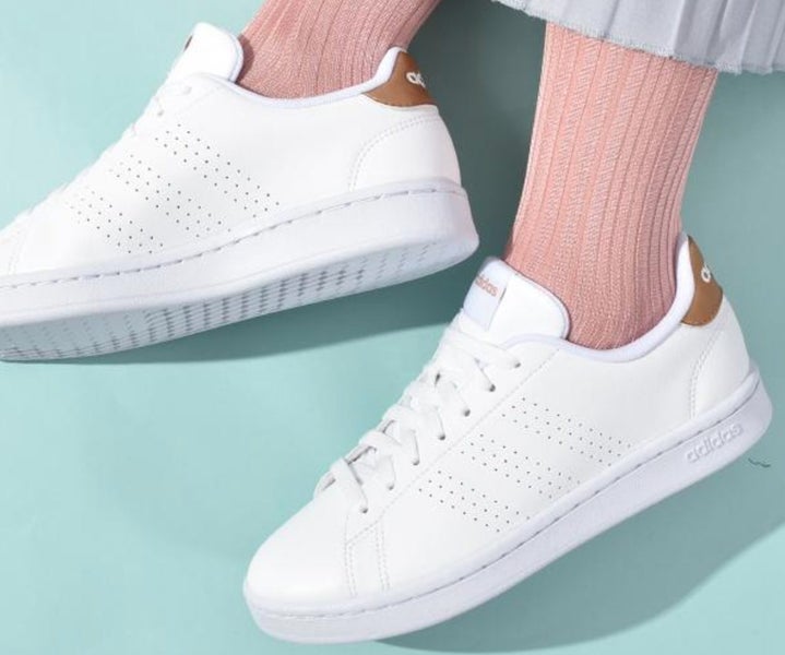 Adidas Advantage White Copper Heel Sneaker Women's US 10 - Brand New in box Carousel 1