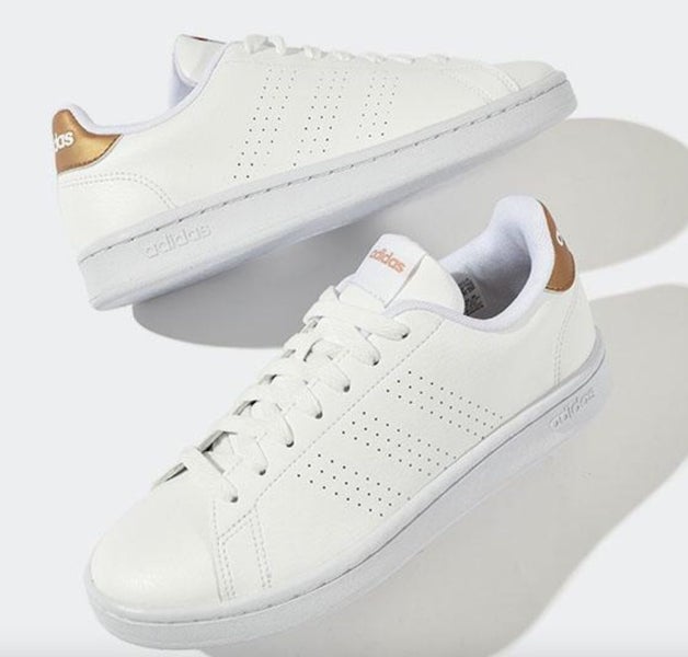 Adidas Advantage White Copper Heel Sneaker Women's US 10 - Brand New in box Carousel 2
