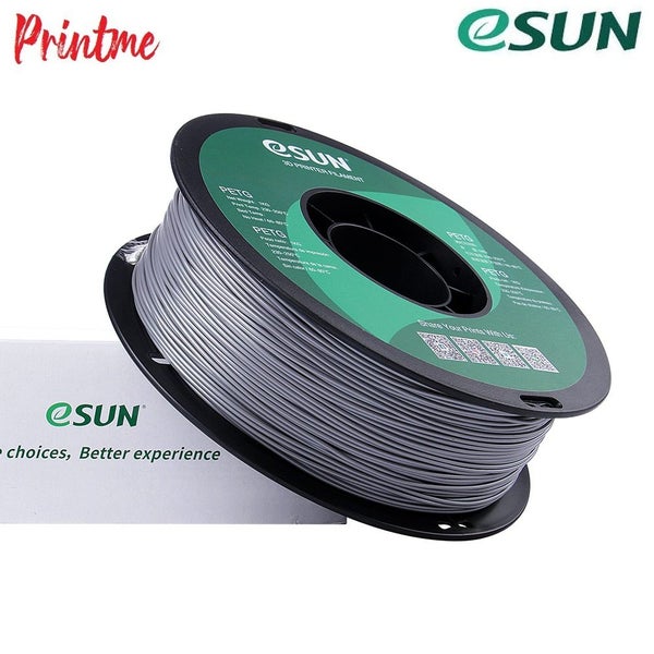 eSUN PETG SOLID SILVER 1.75mm 3D PRINTER FILAMENT 1kg/2.2lbs Carousel 2
