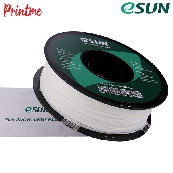 eSUN PLA+ WHITE 1.75mm 3D PRINTER FILAMENT 1kg/2.2lbs Carousel 2