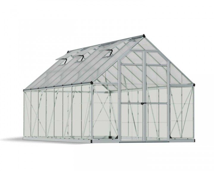 Greenhouse 8ft x16ft Balance - Silver. Carousel 1