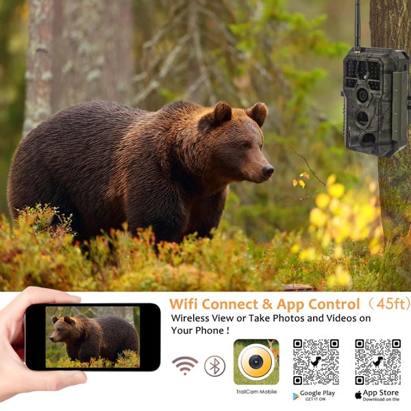 Wireless WIFI Wildlife Trail Camera Trap 32MP Video Security Hunting Camera Carousel 2