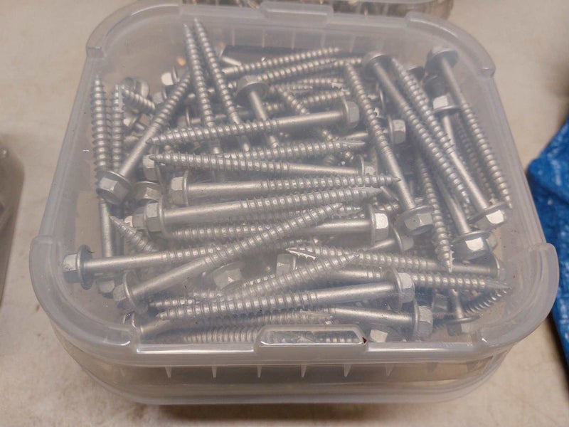 Hex Head Type 17 Tek Screws 14G x 75mm 100 pack Carousel 2