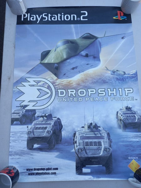 dropship - united peace force -- original ps2 game promo poster Carousel 1