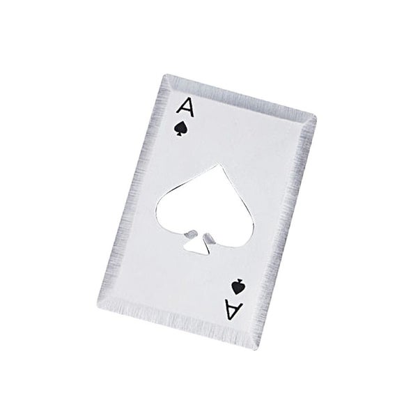 2pcs Playing Card of Spades Soda Beer Bottle Cap Opener Camping Tool Accessories Carousel 1