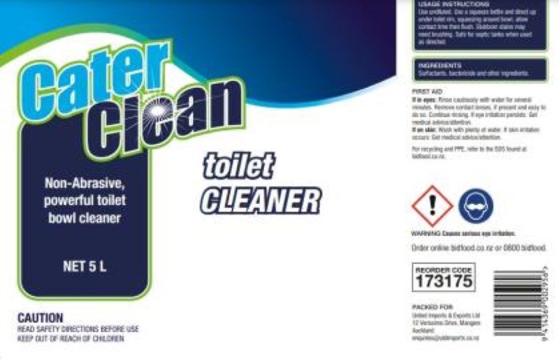 Cleaner Toilet - Cater Clean - 5L Carousel 1