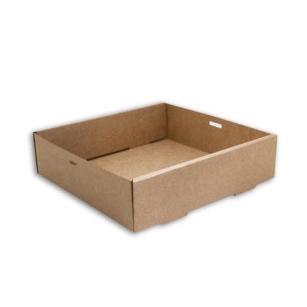 Box Paper Catering Brown Small 225x225x60mm - Huhtamaki - 10PC Carousel 1
