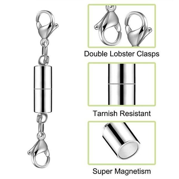 Magnetic Jewellery Necklace Chain Extension Clasps Hooks I1208SV0 Carousel 2