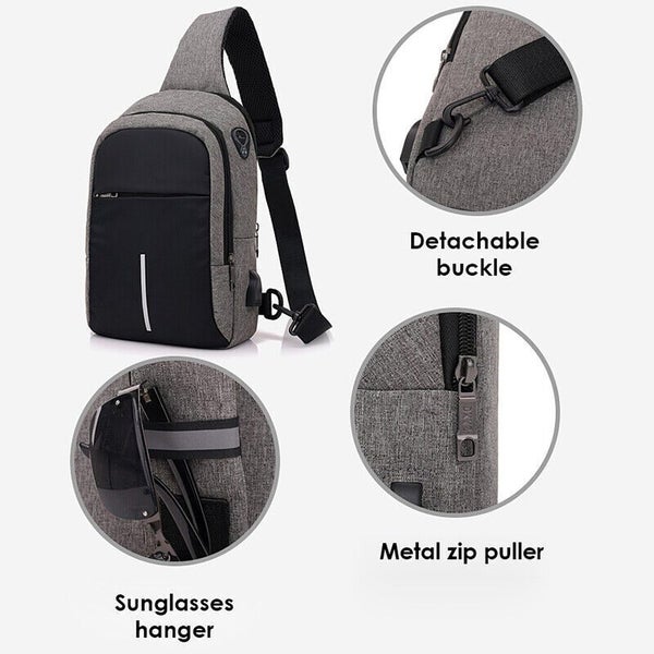 Crossbody Chest Bag Travel Shoulder Bags E0460BK0 Carousel 2