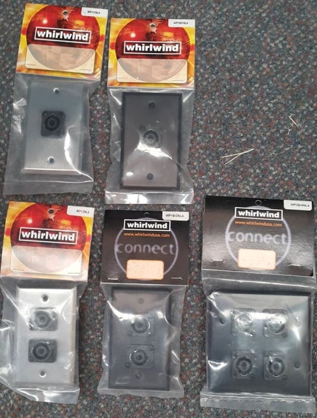 Audio Wall Plates - XLR or NL4 - suit studio or other fixed installation Carousel 1