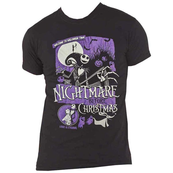 Nightmare Before Christmas T Shirt Embellished Welcome To Halloween Town Carousel 4