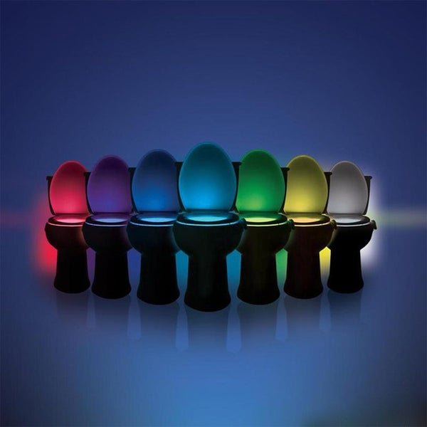 8 colors led toilet night light Automatic motion sensor Carousel 2
