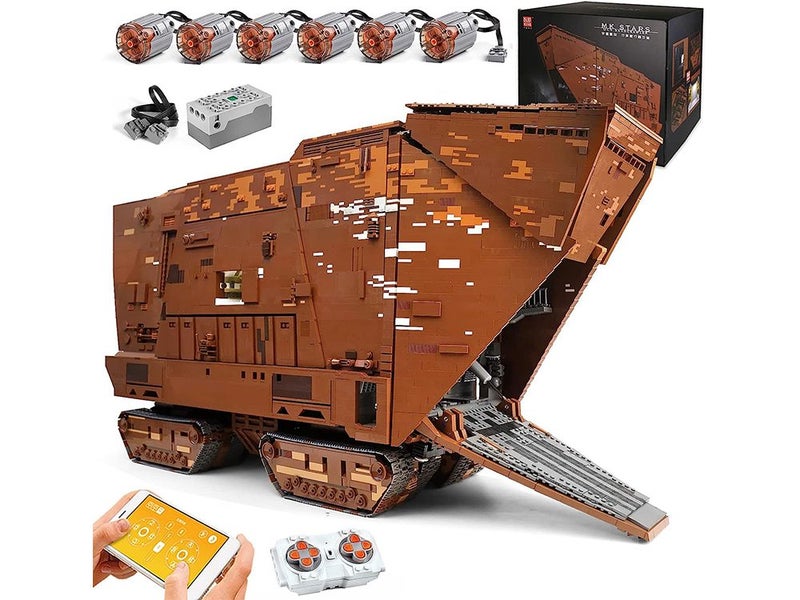 Remote Controlled Sand Crawler Model, 13168 Pieces 2.4G/App RC Sand Crawler Carousel 1