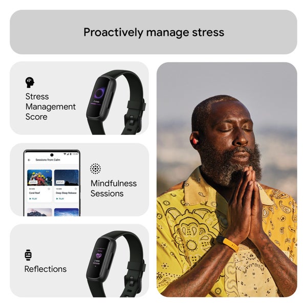 Fitbit Inspire 3 Fitness Tracker - (Black / Midnight Zen) Carousel 5