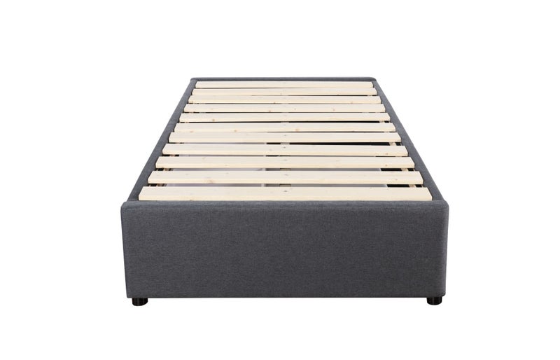 Bed Bases with 2 Drawers - King Single - Charcoal Carousel 2