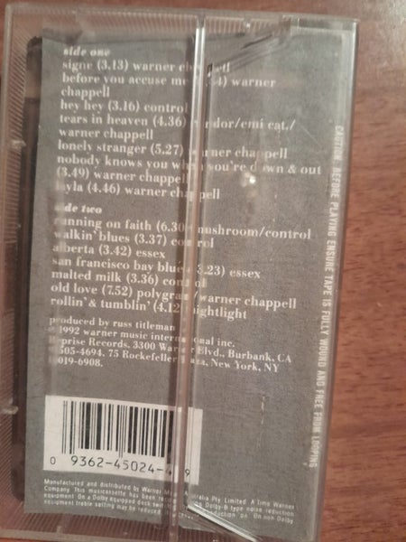 Eric Clapton 'Unplugged' tape Carousel 2