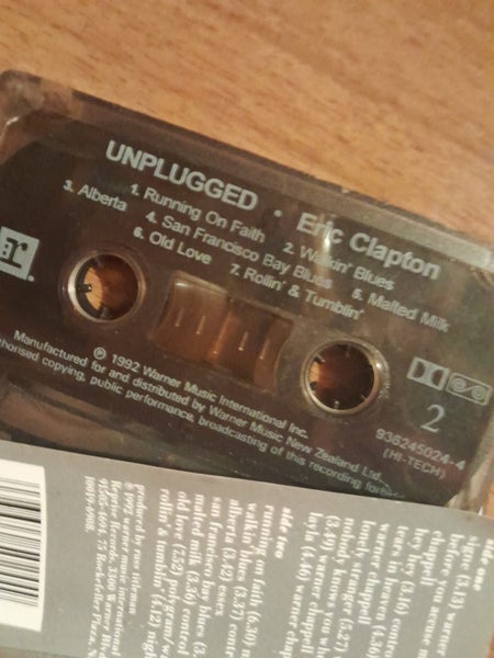 Eric Clapton 'Unplugged' tape Carousel 3