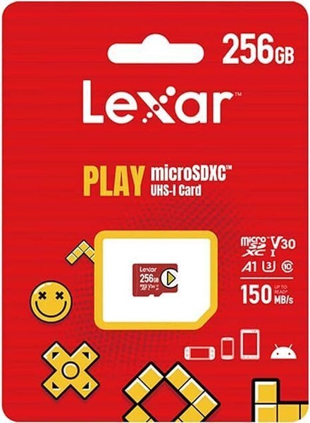 Micro SD Card Nintendo Lexar PLAY microSDXC UHS-I Class 10 U3 V30 A2 256GB Carousel 8