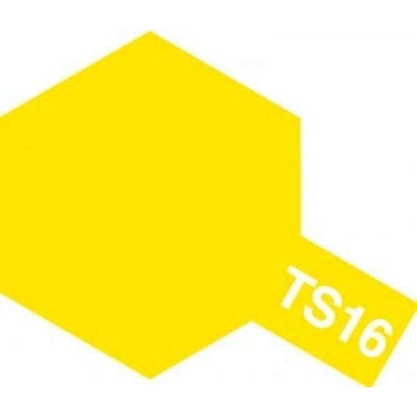 Tamiya 85016 TS-16 Yellow Lacquer Spray 100ml Carousel 1