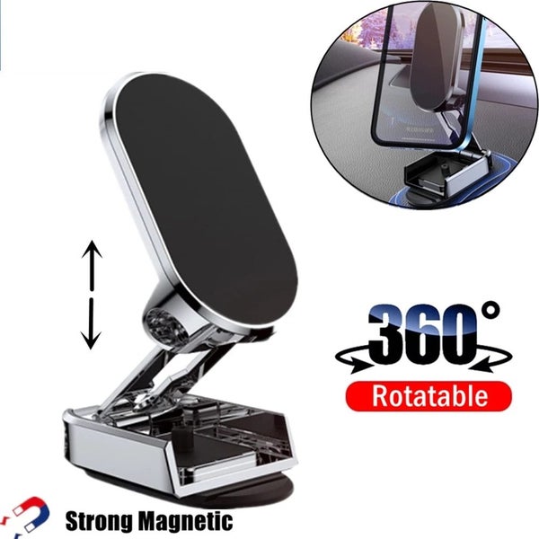 360 Rotatable Magnetic Car Phone Holder Magnet Smartphone Support GPS Carousel 2