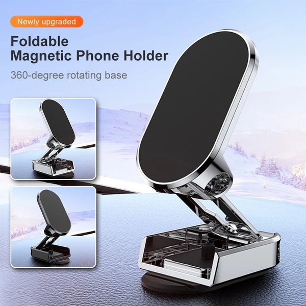 360 Rotatable Magnetic Car Phone Holder Magnet Smartphone Support GPS Carousel 7