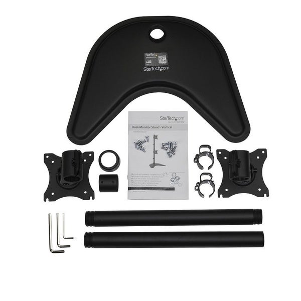 StarTech.com ARMBARDUOV 13"-27" Dual Monitor Vertical Stand Carousel 4