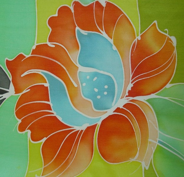 Silk Batik Singapore Orchid Textile Carousel 1