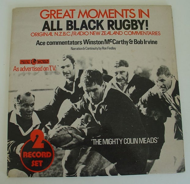 LP Great Moments All Black Rugby 1905to1975 33RPM Carousel 1