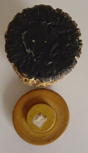 Vintage Kiwiana Tree Fern Ponga or Punga Jar With Lid Carousel 2