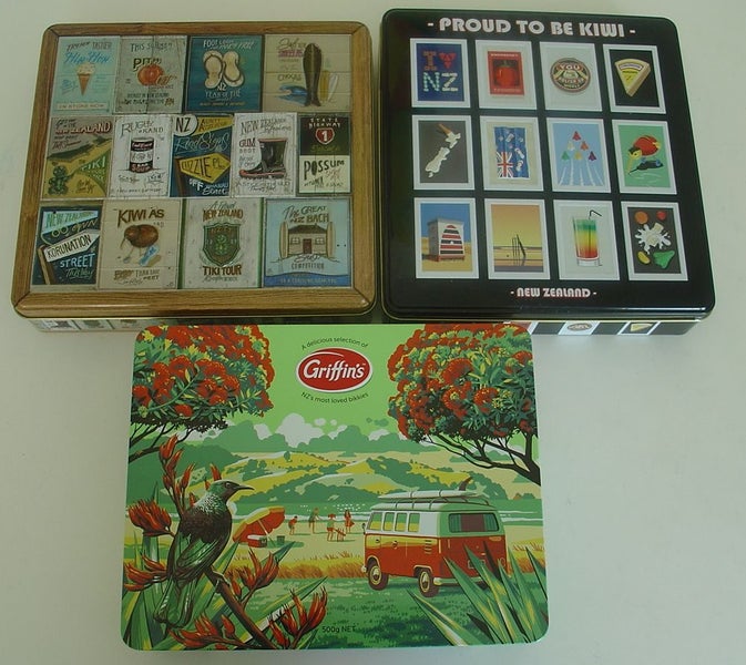 Kiwiana Summer Holiday Tins x3 Proud to be Kiwi Carousel 1