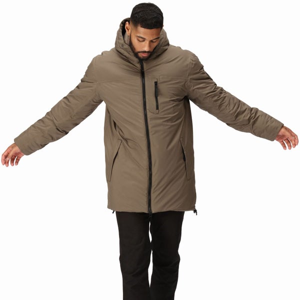 Regatta Mens Yewbank II Hooded Waterproof Outdoor Winter Park Jacket - XL Carousel 1