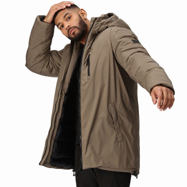 Regatta Mens Yewbank II Hooded Waterproof Outdoor Winter Park Jacket - XL Carousel 4