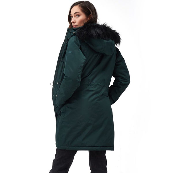 Regatta Womens Lellani Waterproof Hooded Jacket - Darkest Spruce - 10 Carousel 2