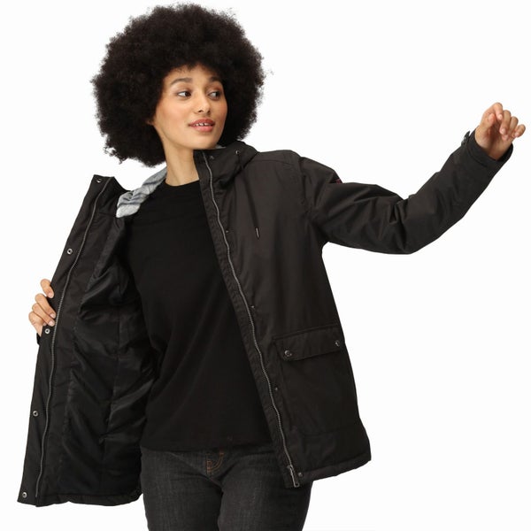 Regatta Womens Broadia Waterproof Jacket Coat - Black - 8 Carousel 4