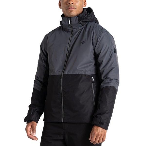 Dare 2b Mens Precision Waterproof Hooded Thermal Ski Jacket - Black/Ebony - XXL Carousel 1