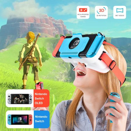 Adjustable VR Headset for Nintendo Switch OLED Carousel 1