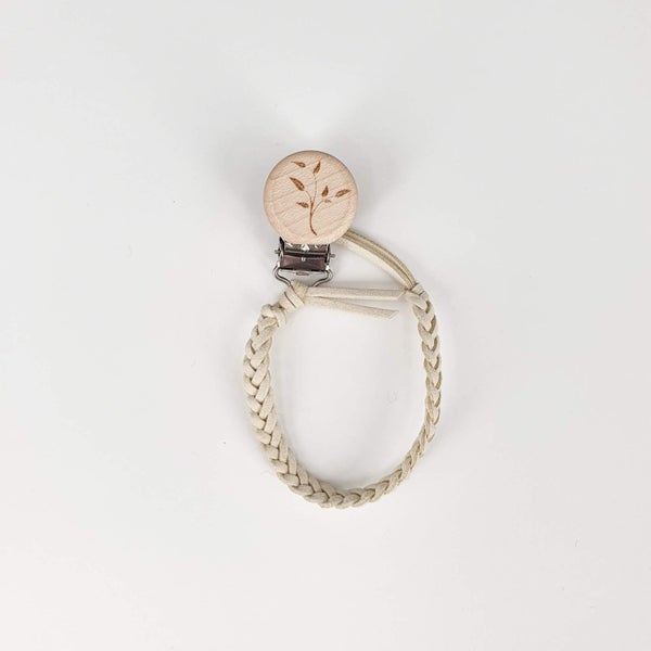 Dummy Clip Faux Leather Ivory - Tree clip Carousel 1