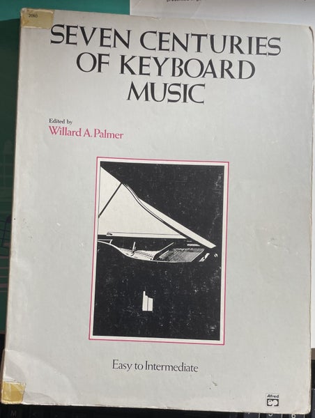 Seven Centuries of Keyboard Music Easy to Intermediate Edited by Willard Palmer Carousel 1