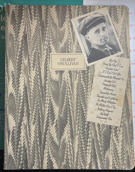 Gilbert O'Sullivan Music Sheet Carousel 1