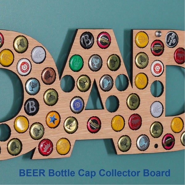 Beer Related Bottle Cap Collector Board Man Cave Decor *Local Buy* Carousel 2