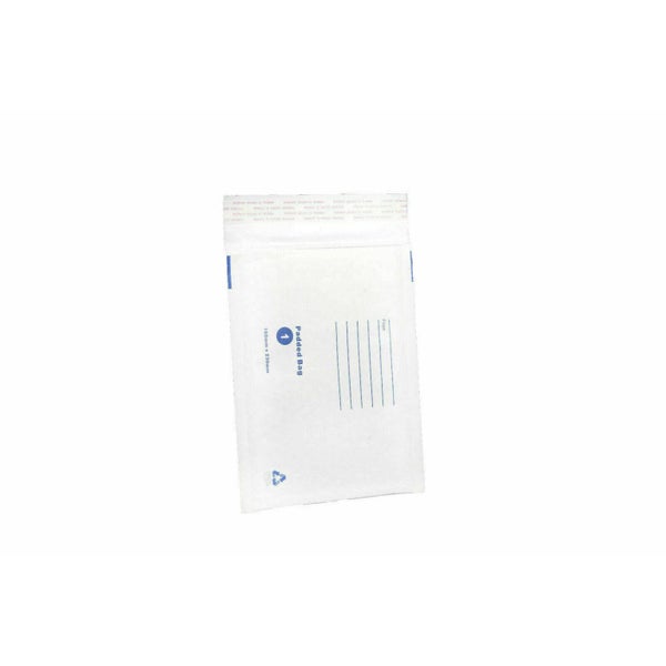 Bubble Mailer #00 100 X 180mm Padded Bag Envelope White 50 / 100 / 200 / 1000 Carousel 1