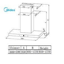 Midea 90cm T-Shape Rangehood Carousel 2